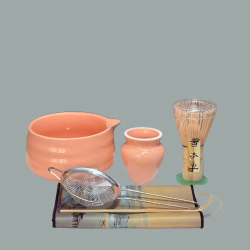 Matcha Ceremony Set – 7pc Whisk & Bowl Kit
