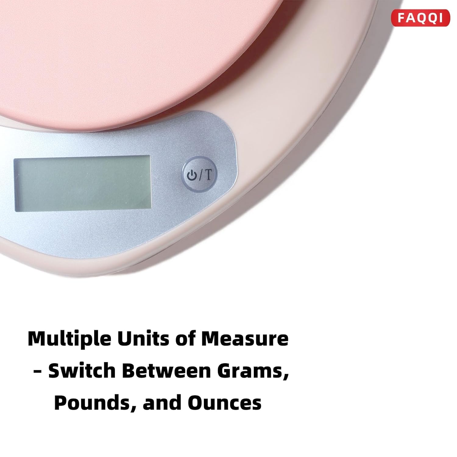 Pink Digital Food Scale with LCD Display, 11 Lb (5Kg) Capacity, 0.03 Oz (1G) Precision for Baking and Cooking 