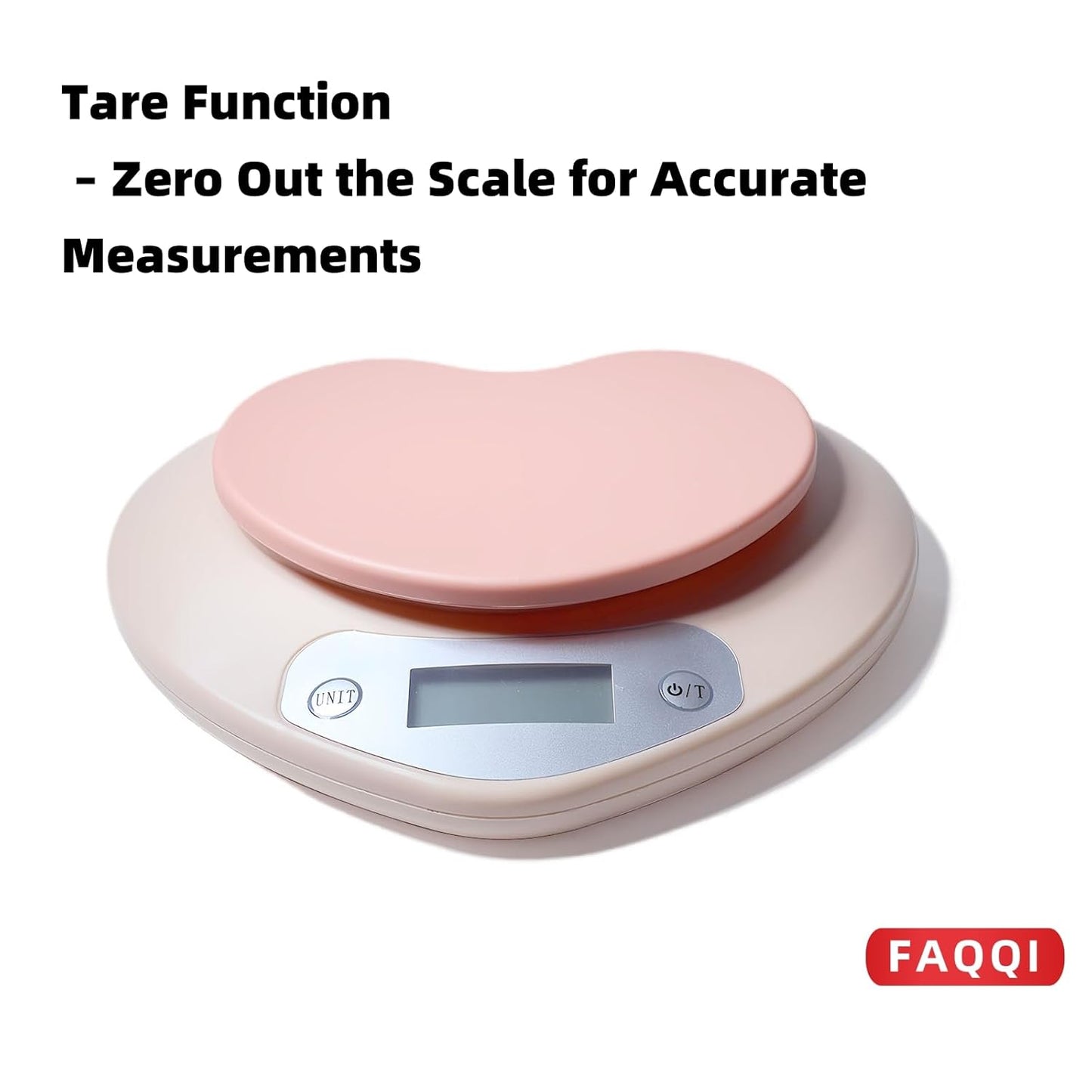 Pink Digital Food Scale with LCD Display, 11 Lb (5Kg) Capacity, 0.03 Oz (1G) Precision for Baking and Cooking 