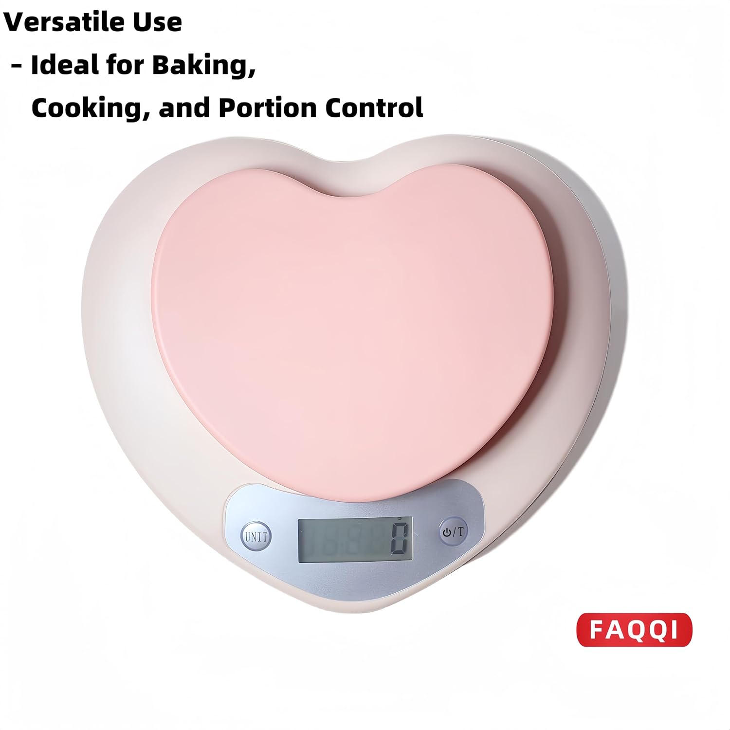 Pink Digital Food Scale with LCD Display, 11 Lb (5Kg) Capacity, 0.03 Oz (1G) Precision for Baking and Cooking 